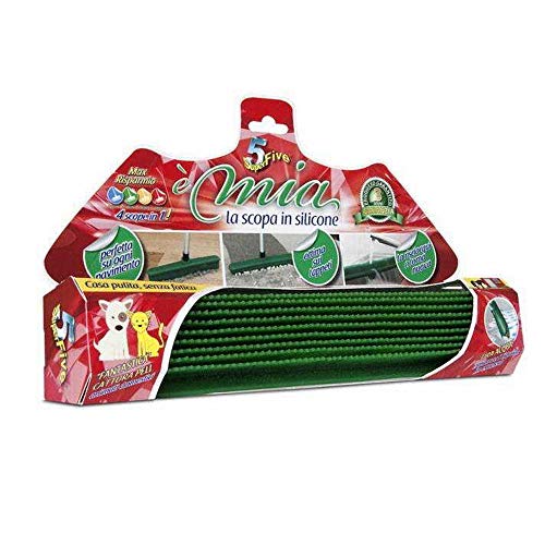 SUPERFIVE Scopa Mia in Silicone, 6.5 x 34 x 19.4 cm, Colori Assortiti - Ilgrandebazar