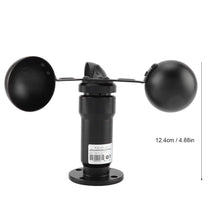 Carica l&#39;immagine nel visualizzatore di Gallery, Anemometro con Sensore di Velocità del Vento Mumusuki 12.4cm / 4.88in, Nero - Ilgrandebazar