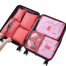 Carica l'immagine nel visualizzatore di Gallery, Organizzatori da Viaggio,LOSMILE Organizer Valigie Set di 7, Rosso Anguria