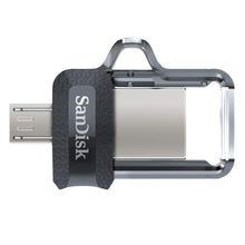 Carica l&#39;immagine nel visualizzatore di Gallery, SanDisk Ultra Dual M3.0 USB Flash Drive 64GB, fino a 150 MB/s none