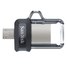 Carica l&#39;immagine nel visualizzatore di Gallery, SanDisk Ultra Dual M3.0 USB Flash Drive 32GB, fino a 150 MB/s Noir