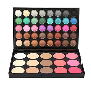 Eyeshadow Palette Makeup, 40Colors + 15Colors Blusher & Concealer... - Ilgrandebazar