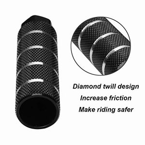 Helaryfreemear - set di 2 pezzi, pedale BMX in lega alluminio, Nero