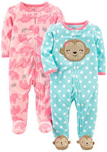 Carica l&#39;immagine nel visualizzatore di Gallery, Simple Joys by Carter&#39;s Baby Girls - Confezione da 2 pile con piedini per...