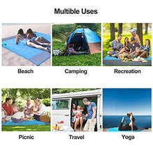 Carica l&#39;immagine nel visualizzatore di Gallery, Coperta da Spiaggia, laxikoo Picnic Anti Sabbia 210x200 Portatile...