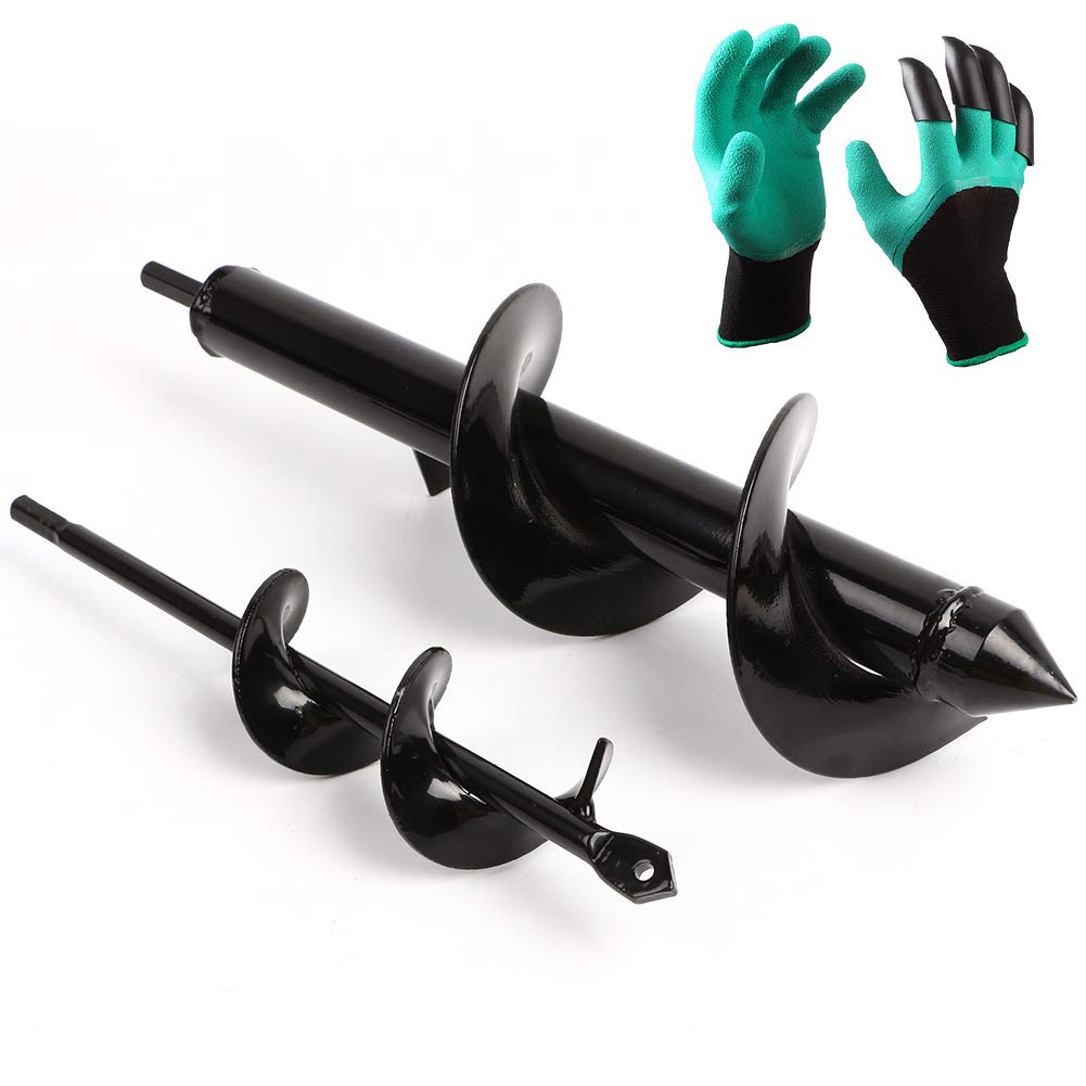 RAIN QUEEN - 2 Punte da Giardino Ø 80 + Ø 40 mm + Guanti 40+80 - Ilgrandebazar