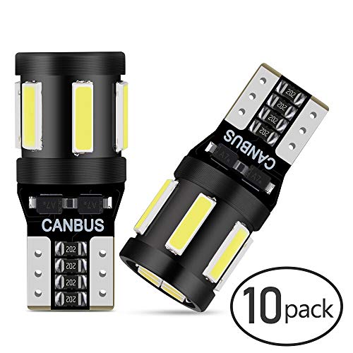 Anpro 2020 Lampadina a T10 LED per Auto - W5W Led 6000K Luce Bianca Super...
