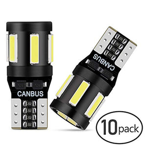 Anpro 2020 Lampadina a T10 LED per Auto - W5W Led 6000K Luce Bianca Super...