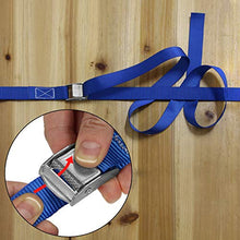 Carica l&#39;immagine nel visualizzatore di Gallery, Cinghia di fissaggio Cinghie tensione - blu - 2,5m 4 pezzi 2.5 cm x m - Ilgrandebazar