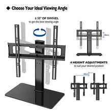 Carica l'immagine nel visualizzatore di Gallery, 1home Supporto da Tavolo per TV 26"-55"/altezza regolabile/rotativo/nuovo - Ilgrandebazar
