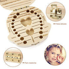Carica l&#39;immagine nel visualizzatore di Gallery, Aitsite Denti box Scatola dei Ricordi per da Latte Bambina