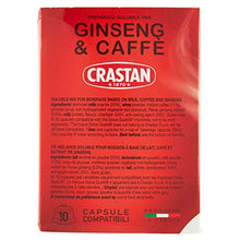 Carica l&#39;immagine nel visualizzatore di Gallery, Crastan Capsule Compatibili 10 Unità (Confezione da 10), Ginseng &amp; Caffè