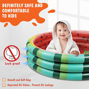 lenbest Piscina Gonfiabile Bambini, Anguria Piscinette Giocattoli Estivi da...
