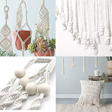 Carica l'immagine nel visualizzatore di Gallery, YIKEF Cotone di Macrame Filato,Fatta a Mano Corda Macramé in 200M-3mm