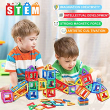 Carica l'immagine nel visualizzatore di Gallery, KALOISYHE Costruzioni Magnetiche per Giochi Bambini 3 4 5 6 anni STEMS Creatività giochi Educativi Regalo di Compleanno di Natale Magneti Bambina 7 8 9 anni Femmina Ragazzi