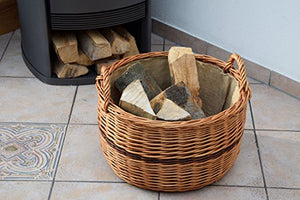 Dobar Robuster Camino Legno Cestino di Vimini geschaelter, con Iuta... - Ilgrandebazar
