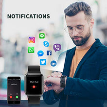 Carica l&#39;immagine nel visualizzatore di Gallery, Vigorun Smartwatch Orologio Fitness Impermeabile IP68 Uomo Donna Nero - Ilgrandebazar