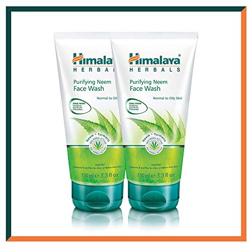 HIMALAYA HERBALS Purifying Neem Face Wash Gel 150g | Pulisce profondamente i... - Ilgrandebazar