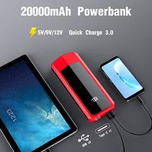 Carica l&#39;immagine nel visualizzatore di Gallery, Audew Avviatore di Emergenza Auto 20000mAh Corrente Picco 2000A - Ilgrandebazar