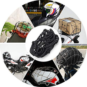 1pz Rete Riflettente Elastica Moto + 1Pz Corda Moto...