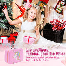Carica l&#39;immagine nel visualizzatore di Gallery, Unicorno Trucchi Bambina Set - 27 pezzi Trousse Trucchi Bambina Anallergici,Lavabile Set Di Trucchi Per Bambini,Valigetta Trucco Bambina,Giochi Bambina Natale Compleanno Regalo 3 4 5 6 7 8 9 10 Anni