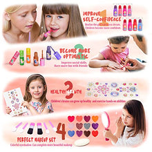 Carica l&#39;immagine nel visualizzatore di Gallery, balnore Trucchi Bambina, 53 Pezzi Trucchi Bambina Anallergici Lavabile Valigetta Trucchi Bambina Giochi Bambina 3 4 5 6 7 8+ Anni Regalo Bambina per il Compleanno di Halloween Carnevale Natale