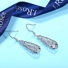 Carica l&#39;immagine nel visualizzatore di Gallery, Orecchini Donna, J.Rosée Argento 925 con 5A Zirconi Perfetto Regalo di...