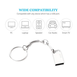 HAODIUSB88 Chiavetta USB 32 GB, Mini Penna 32GB MINI Silver - Ilgrandebazar