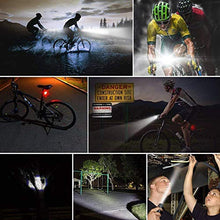 Carica l&#39;immagine nel visualizzatore di Gallery, AMANKA Luce Bici, Luci LED per Bicicletta Ricaricabili USB Impermeabile,...