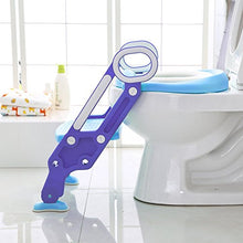 Carica l&#39;immagine nel visualizzatore di Gallery, KEPLIN Riduttore WC per Bambini con Scaletta Pieghevole, Kit Toilette Viola - Ilgrandebazar