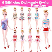 Carica l&#39;immagine nel visualizzatore di Gallery, 56 Set Abbigliamento e Accessori per Barbie Doll, Accessori per Bambole Mini Vestiti Abiti Pantaloni Bikini Scarpe Borsa Accessori per 11.5 Pollici Principessa Bambola (Consegna Casuale)