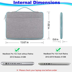 Zinz Sleeve Protettiva per Laptop 15,6 Pollici Ventiquattrore 15,6", Grigio
