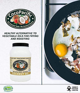 CocoPacific, olio extravergine di cocco non raffinato, inodore, 3 litri