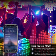 Carica l'immagine nel visualizzatore di Gallery, 20M Bluetooth Striscia LED RGB 5050 600LEDs, 40 Tasti Telecomando,...
