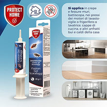 Carica l'immagine nel visualizzatore di Gallery, Protect Home Fastion Gel Scarafaggi, Insetticida gel pronto all’uso, Veleno scarafaggi, Efficace Elimina l’intera colonia in breve tempo, Azione per ingestione. Ambienti interni. 20g