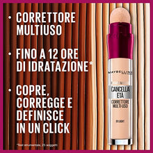 Carica l'immagine nel visualizzatore di Gallery, Maybelline New York Correttore Liquido Il Cancella Età, con Bacche di Goji e Haloxyl, Copre Occhiaie e Piccole Rughe, 01 Light, Confezione da 2