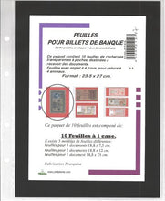 Carica l&#39;immagine nel visualizzatore di Gallery, Refill Pages for Ring Binders Banknotes/Postcards/Picture 1 Case