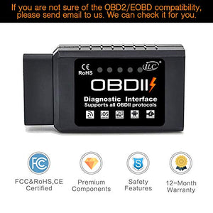 iLC OBD2 Wireless OBD Auto Code Lettore Scansione Strumento - Collegare Via... - Ilgrandebazar