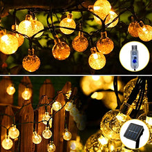 Carica l'immagine nel visualizzatore di Gallery, Catena Luminosa Esterno Solare, FOCHEA 8M Luce Stringa con 50 Crystal...