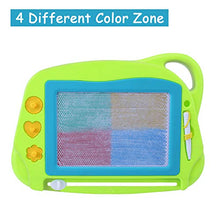 Carica l&#39;immagine nel visualizzatore di Gallery, AiTuiTui Lavagna Magnetica per Bambini, 4 Colori Colorati Lavagnetta Verde