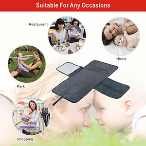 Idefair Portable tappetino per il cambio pannolino, pannolino Grey - Ilgrandebazar
