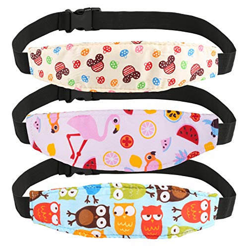 Kesote 3 Cinturini Auto di Supporto per Testa Bambino Cinghia Regolabile...