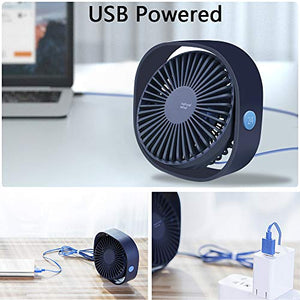 Ventilatore USB,Cshare Mini Portatile USB con 3 velocità...