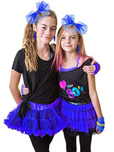 Carica l&#39;immagine nel visualizzatore di Gallery, 80&#39; Fascia in Pizzo Orecchini al Neon Guanti a Rete Senza Dita per Blu - Ilgrandebazar