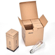 Carica l&#39;immagine nel visualizzatore di Gallery, Wedna 6W LED Filamento E27 Edison Lampadina, Bianco caldo 2700K, 6w 2700k - Ilgrandebazar