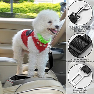 4 pezzi regolabile Pet Dog Cat cintura, Yucool sicurezza porta veicolo auto... - Ilgrandebazar
