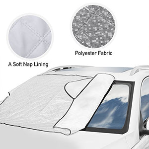SCM Protezione Parabrezza Copriauto Auto Copertura 147x100cm, Thickening