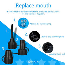 Carica l'immagine nel visualizzatore di Gallery, Pompa Elettrica,2 in 1 Elettrica Portatile,Pompe Elettriche Materasso...