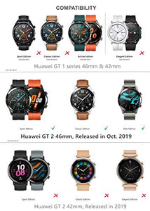 sciuU Cover Protettiva per Huawei GT 2 (46mm, Uscita * 1, A - Nero - Ilgrandebazar