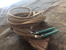 Carica l&#39;immagine nel visualizzatore di Gallery, ★ BOHO HOWLITE CHOKER ★ beige colletto di avvolgimento